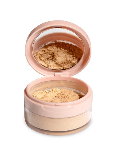 Airbrush setting powder