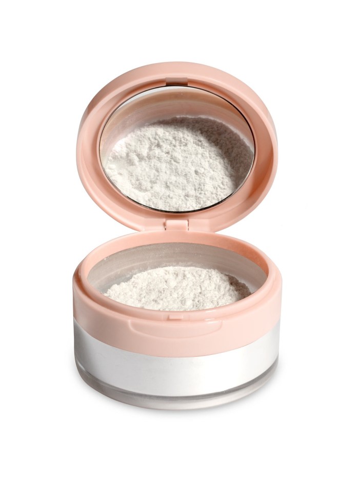 Airbrush setting powder