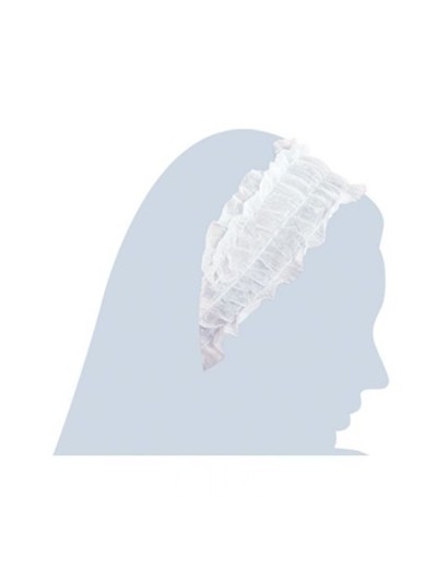 Fascia per capelli monouso in tnt 100pz