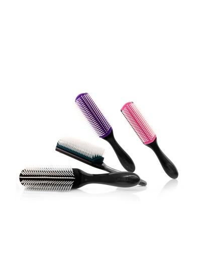 Spazzola con cuscino in silicone 7 file