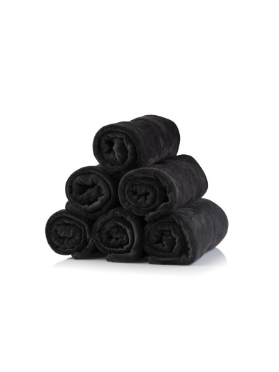 Salvietta asciugamano in Microfibra nera 45x85cm