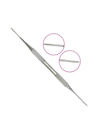 MicroLima doppia acciaio inox