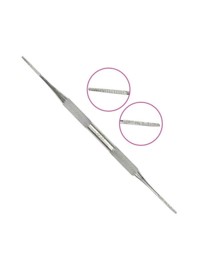 MicroLima doppia acciaio inox