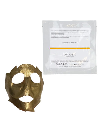 Maschera rughe oro in biocellulosa 20ml
