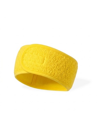 Fascia per capelli con velcro colore giallo