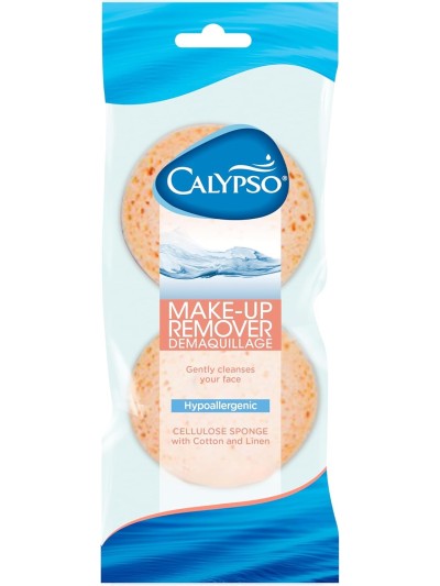 Spugnetta struccante Calipso pura cellulosa 2pz