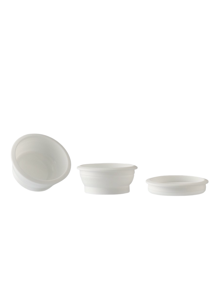 Ciotola manicure pieghevole in silicone