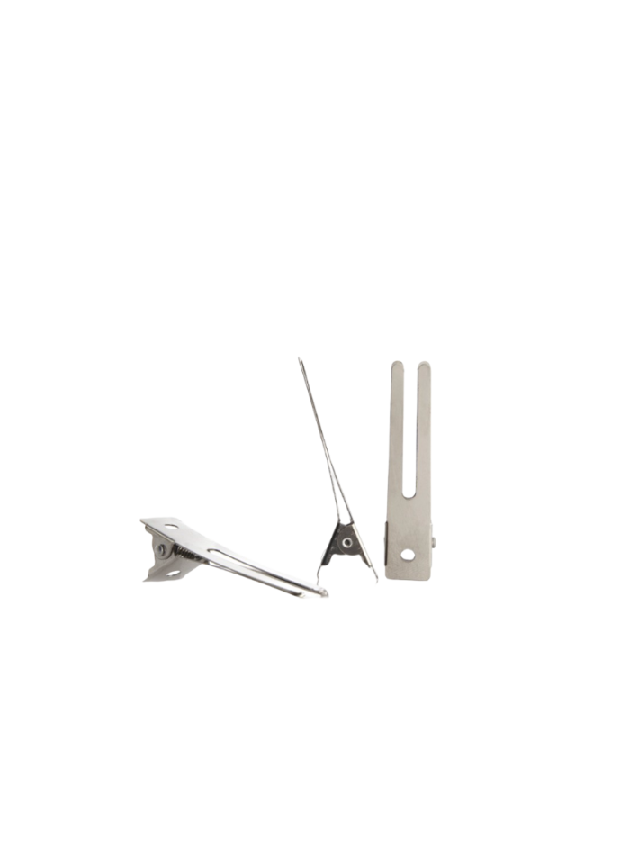 Becchi in acciaio doppio filo 100pz - 4,50cm