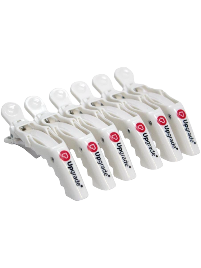 Pinze con leveraggio alligator clips 6pz - 8,50cm