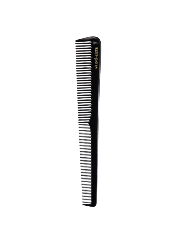 Pettine sfumatura rado/fitto Walter Gold 17cm