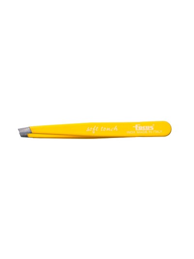 Pinzetta Focus punta obliqua Soft Touch