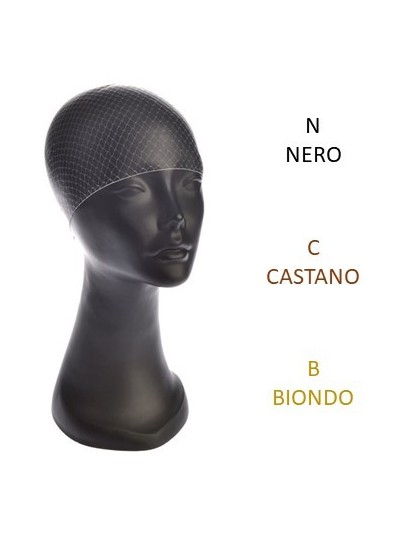 Retina invisibile nera 2pz