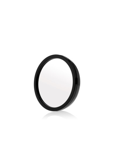 Specchio con manico nero ø 26cm