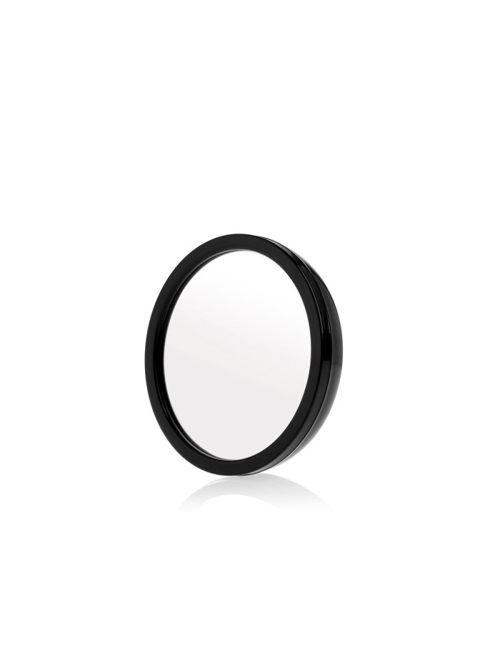 Specchio con manico nero ø 26cm