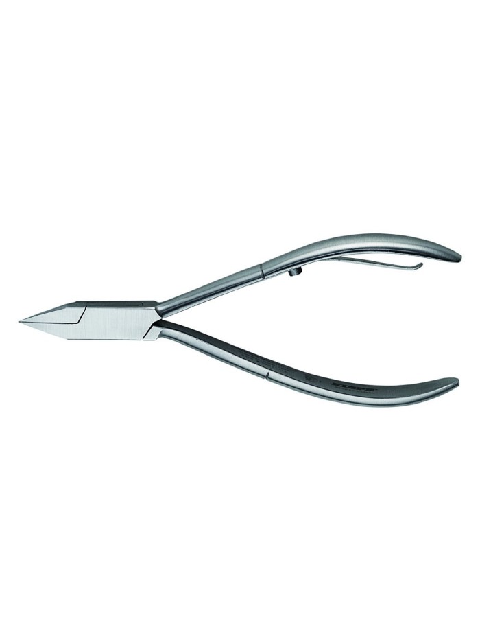 Tronchese per unghie inox punta piatta